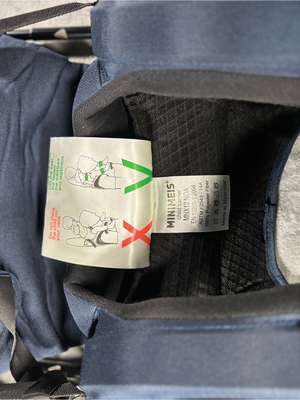 Kids Carrier in Navy Blue